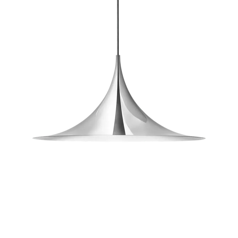 Závesná lampa SEMI chrómovaná