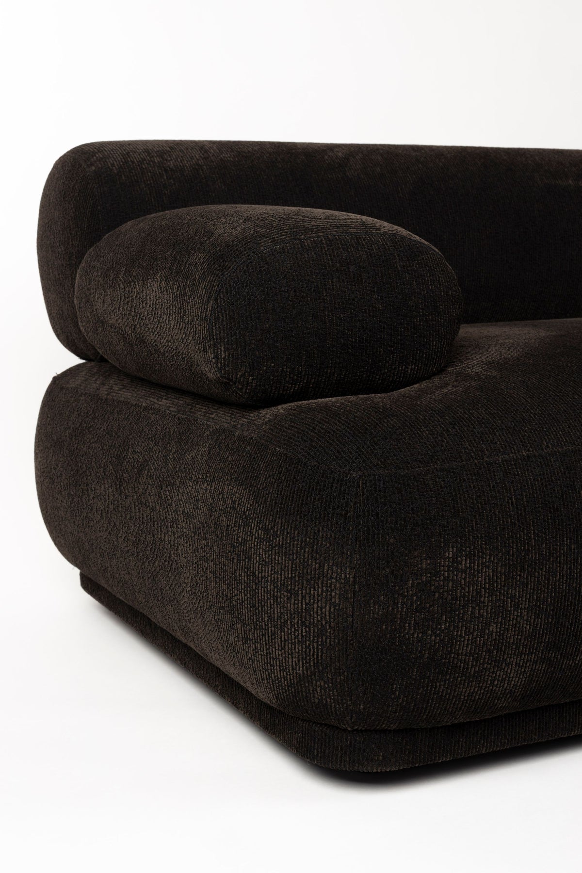 Sofa 7,5-osobowa REMBRANDT ciemnobrązowy lewostronny – ujęcie 6
