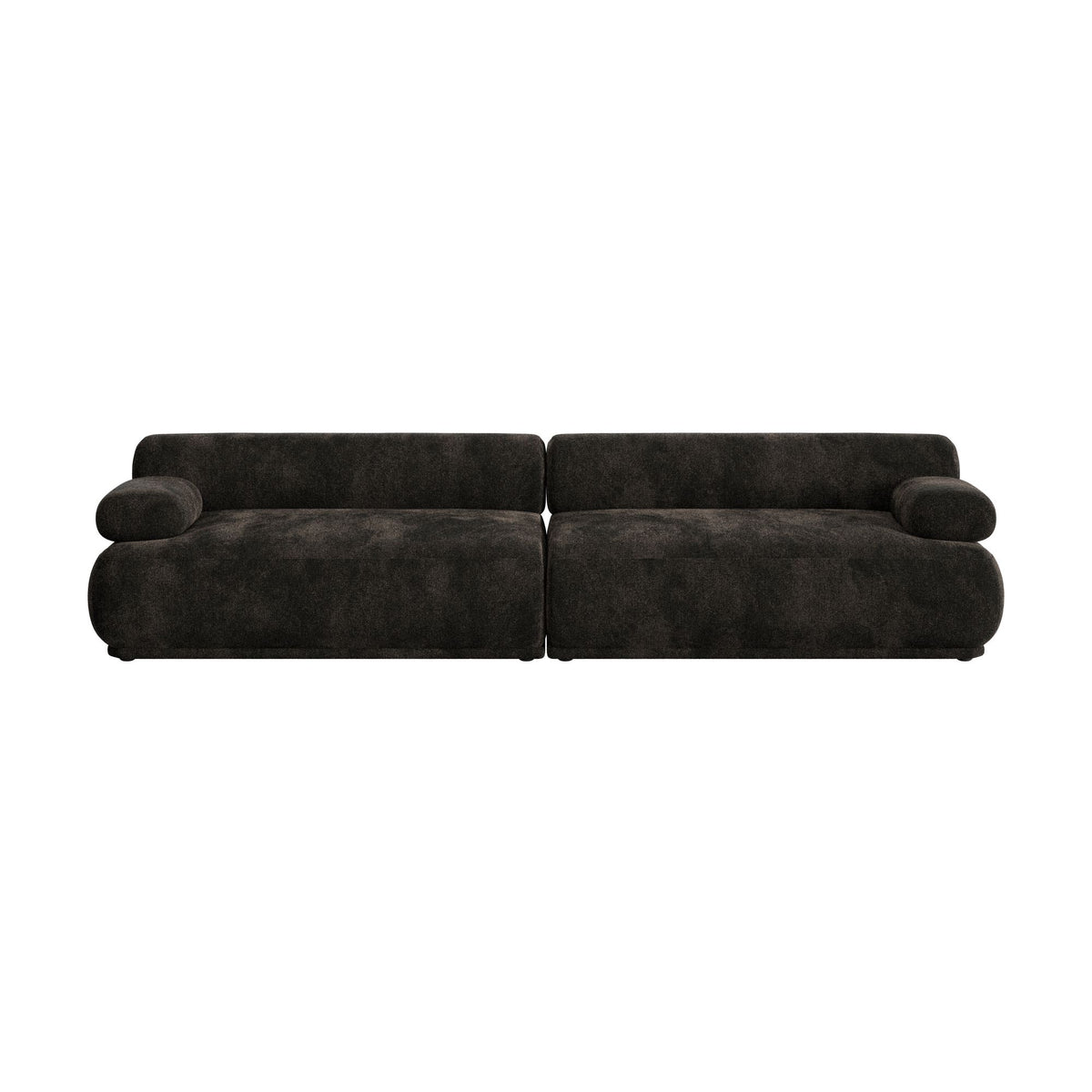 Sofa 3-osobowa REMBRANDT ciemnobrązowy – Zuiver