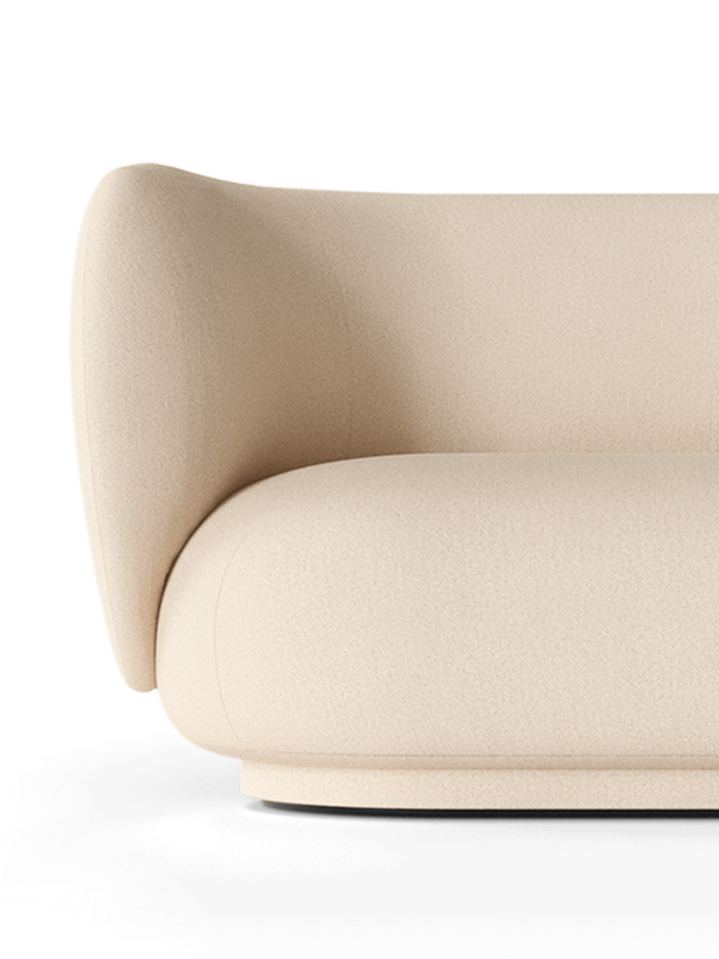 Sofa 3-osobová RICO Brushed zlomená biela