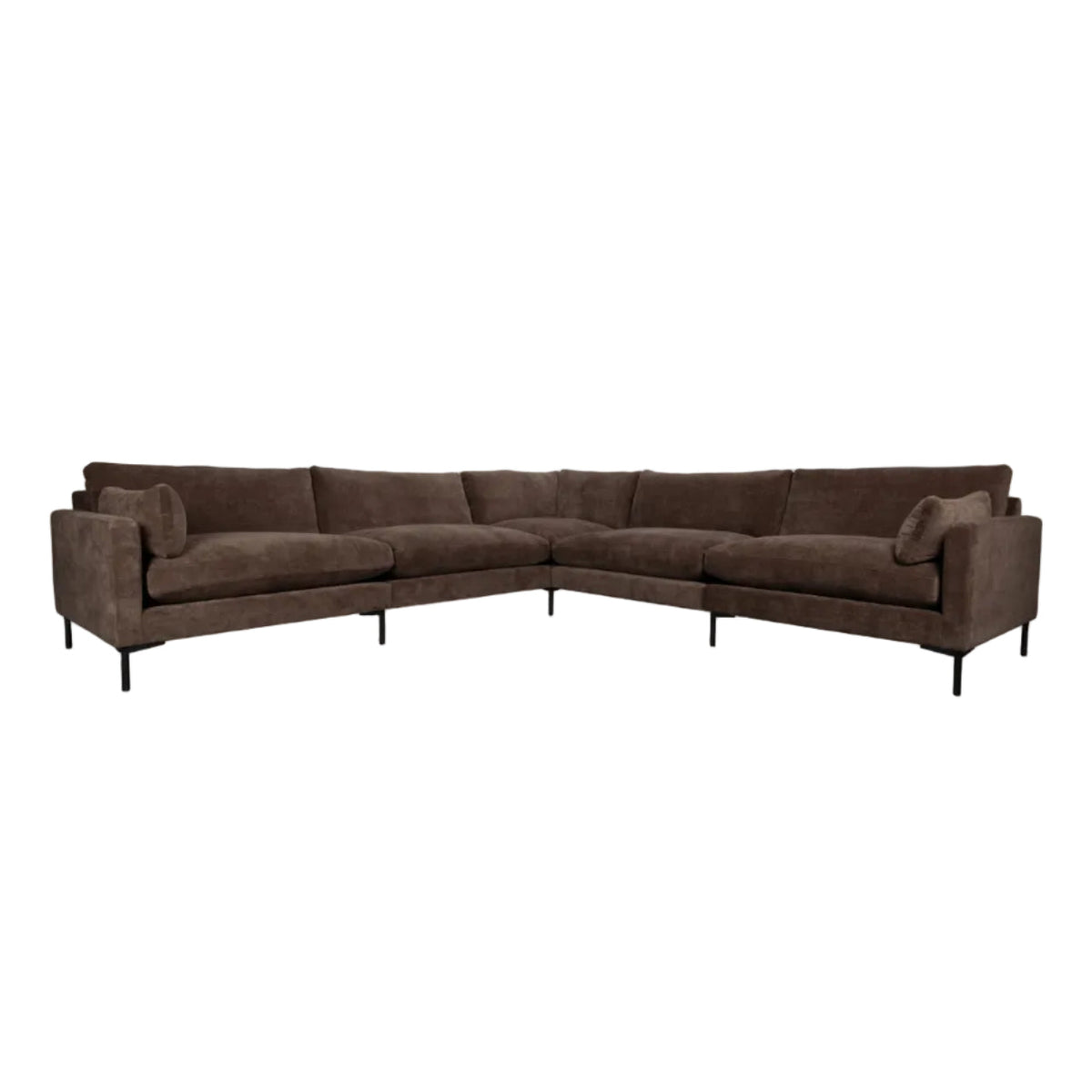 Sofa 7-osobowa SUMMER ciemnobrązowy – ujęcie 7