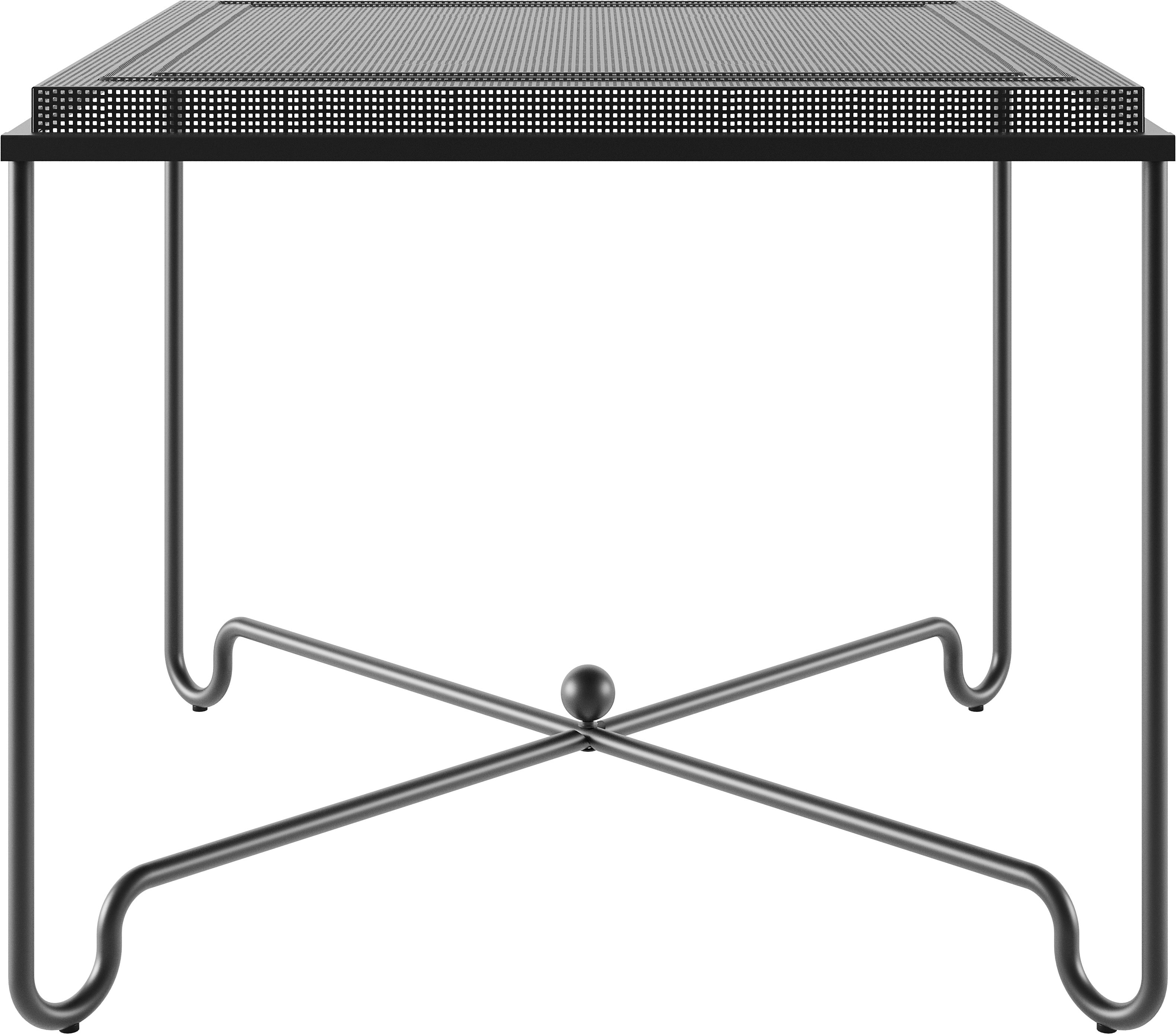 TROPIQUE garden table black steel