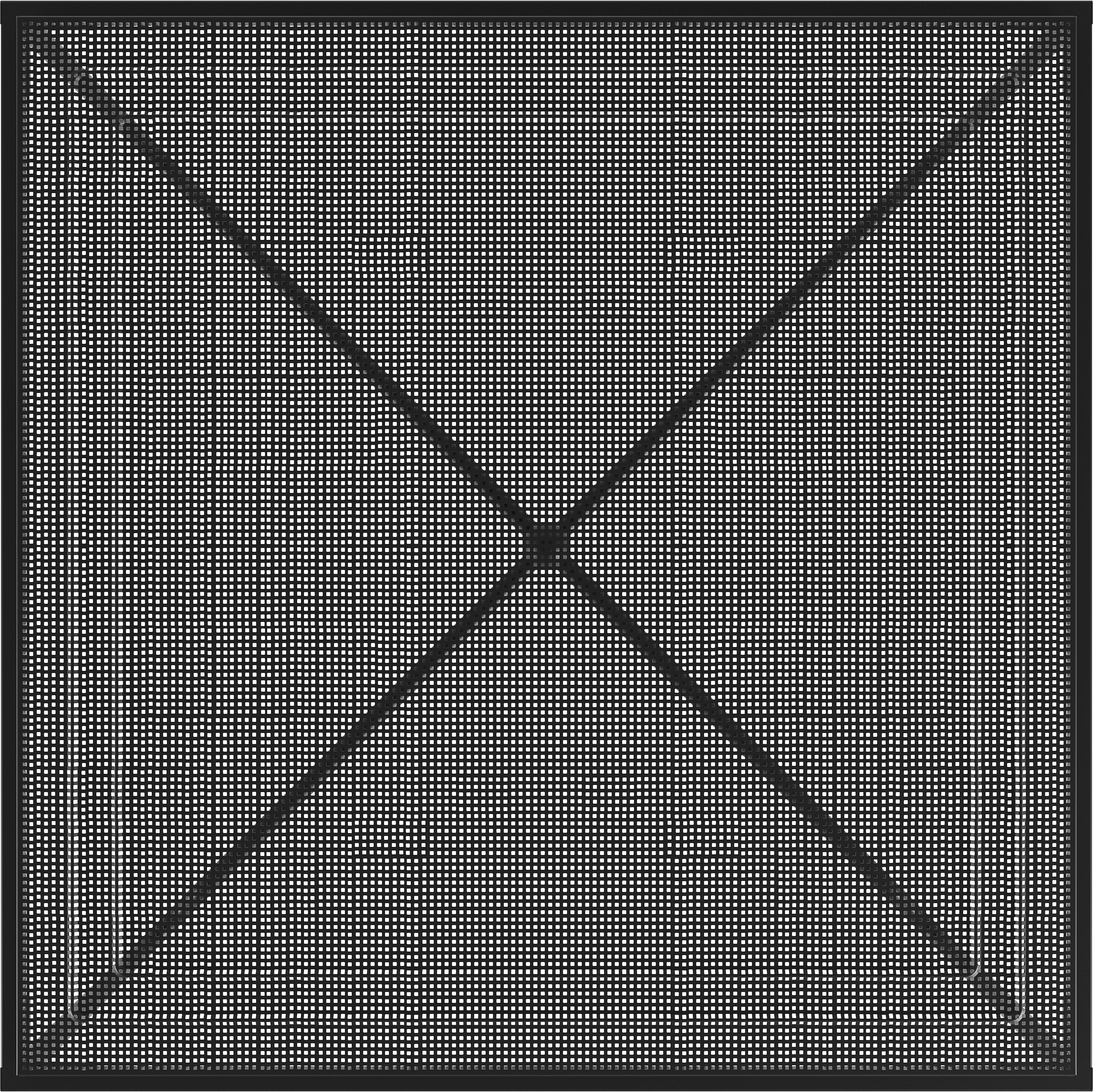 TROPIQUE garden table black steel