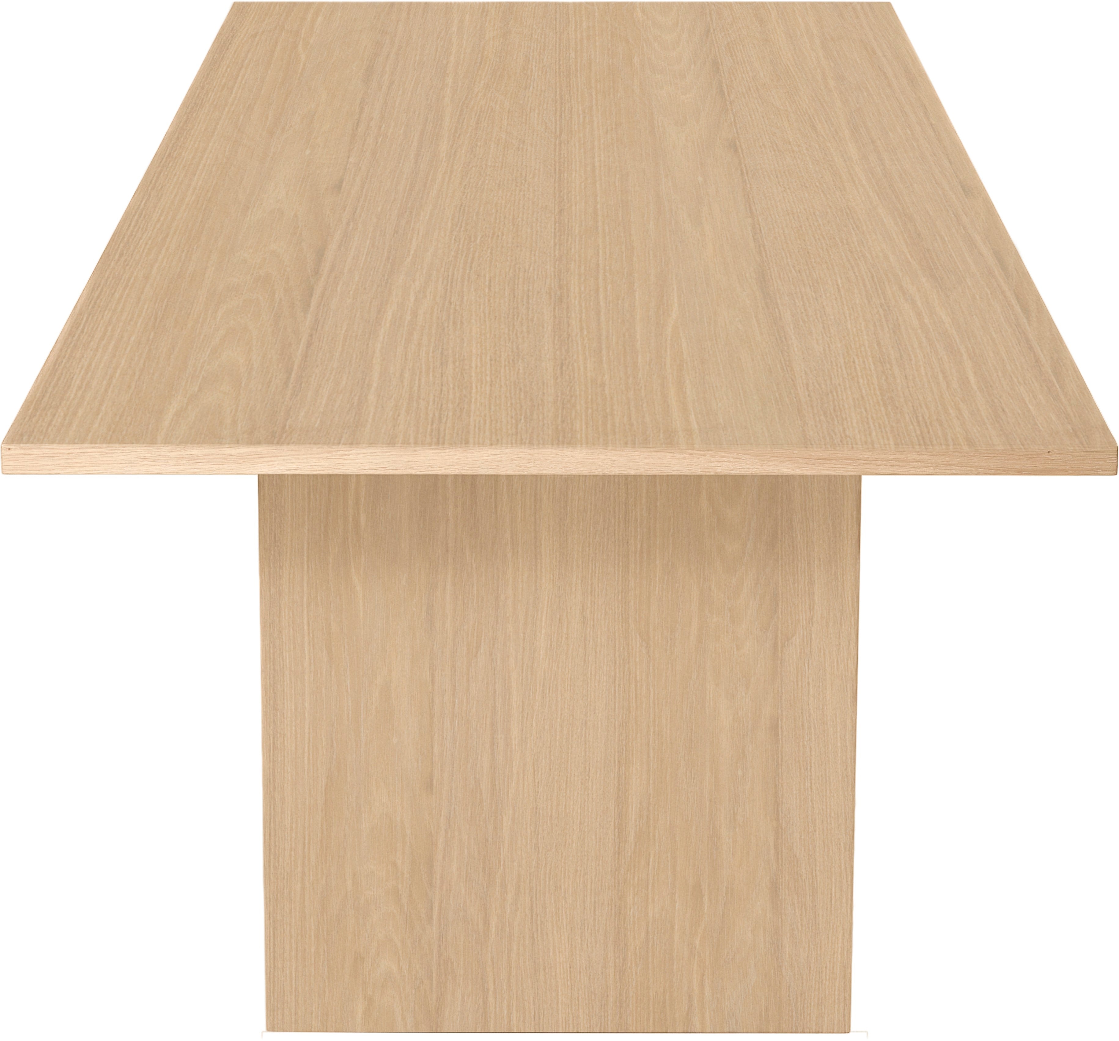 PRIVATE oak veneer table