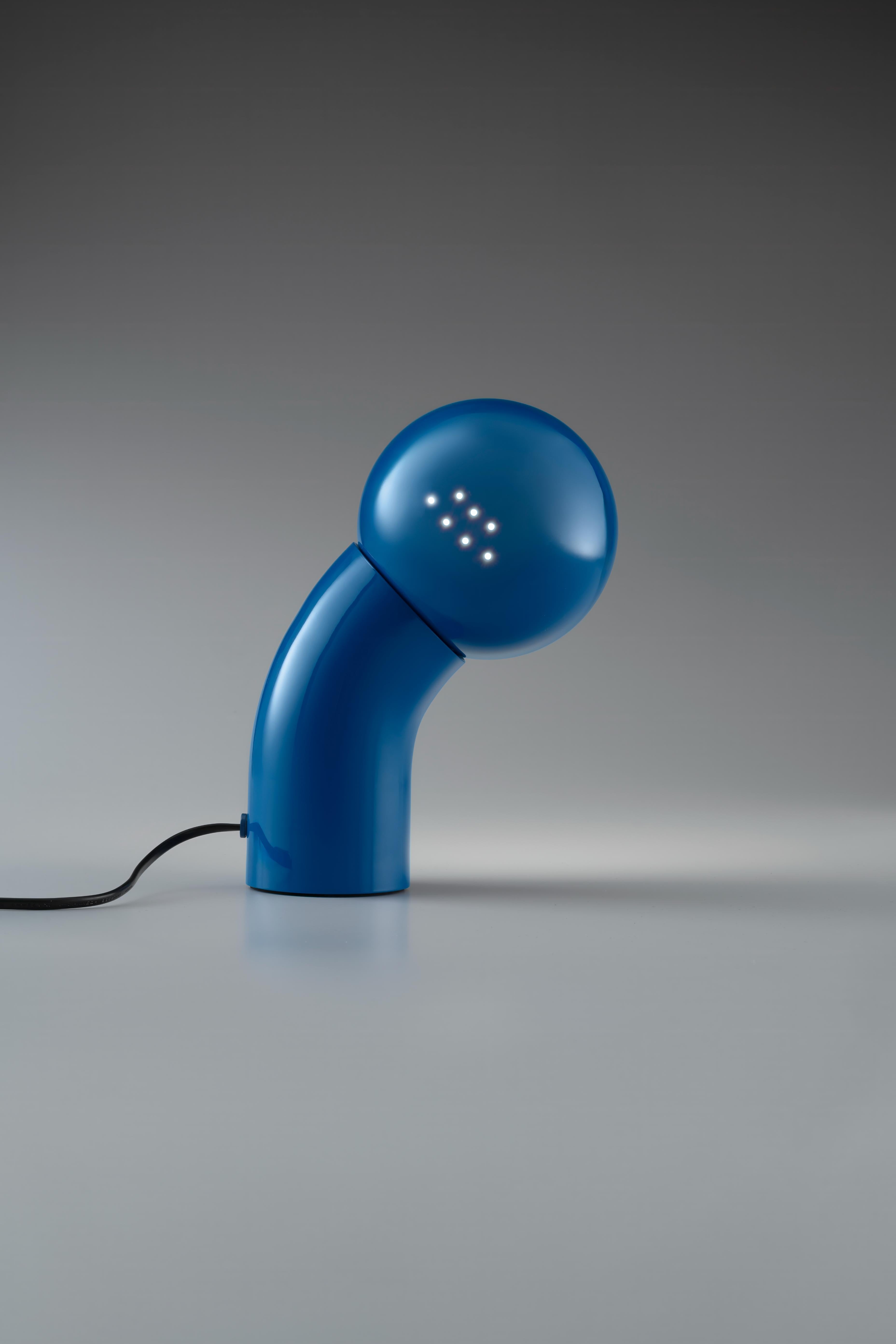 Lampa stołowa PALLINO połyskujący pomarańczowy