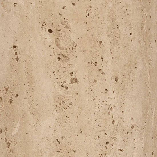 Stolná lampa MARMO travertín s bavlneným tienidlo