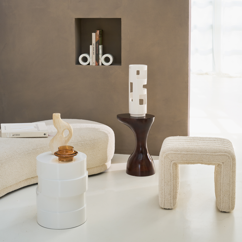 Ludico table lamp white ceramics
