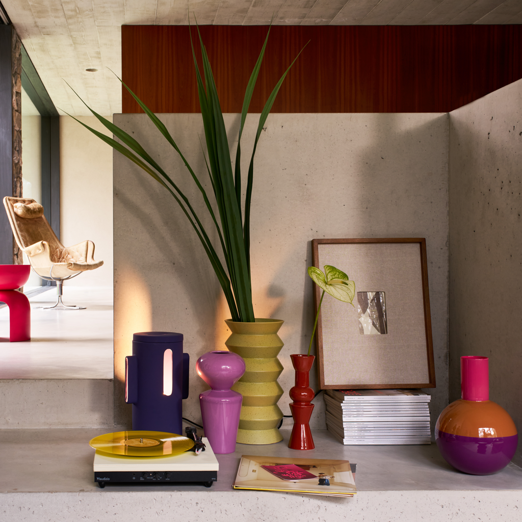 Váza KOVA žltá keramika