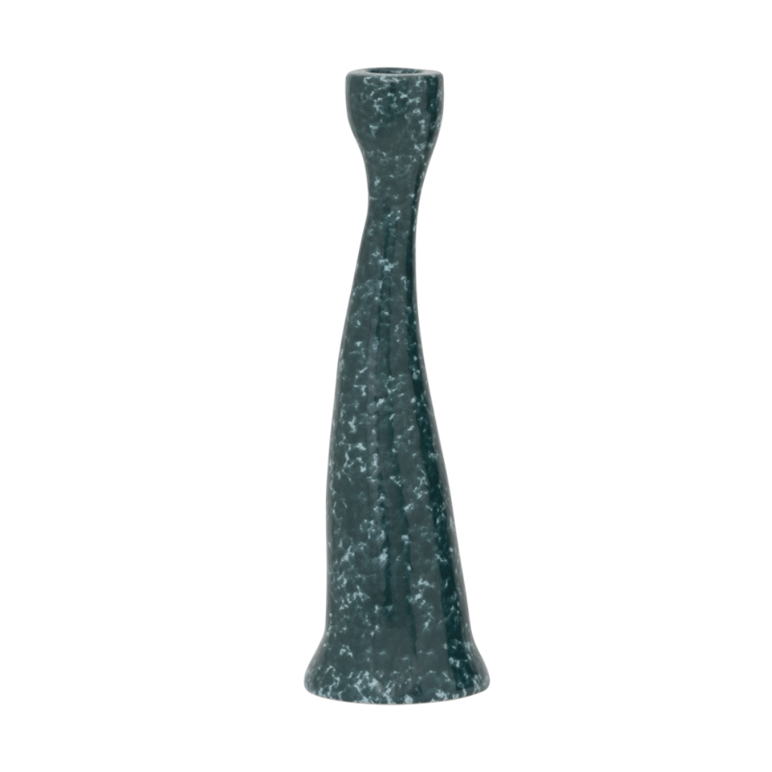GRACE Candle Holder Green Ceramic