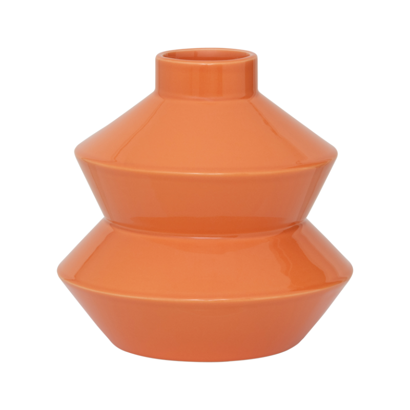 Ceramic vase ZODWA orange