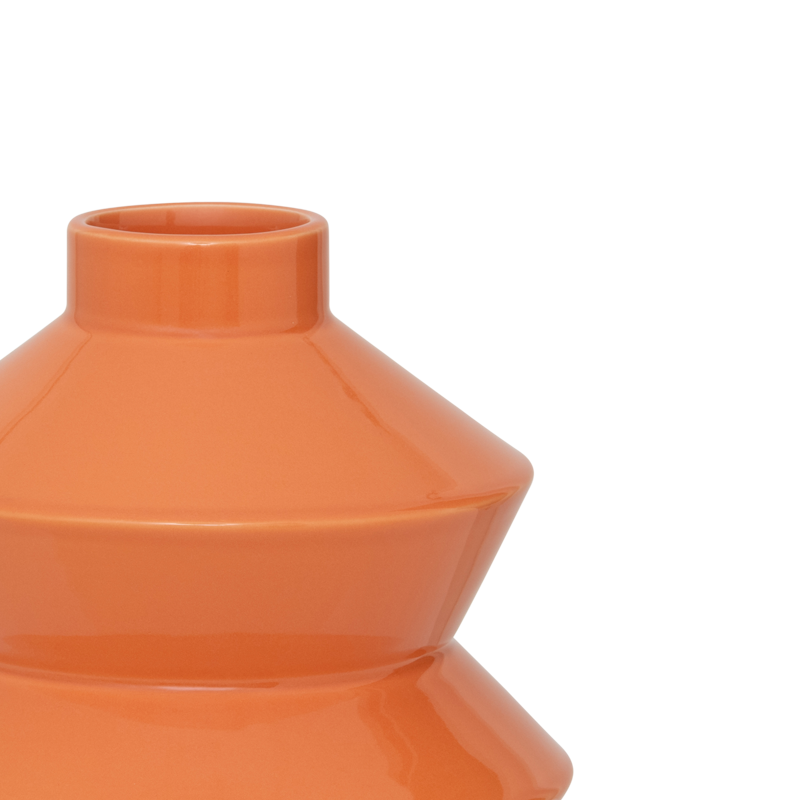 Ceramic vase ZODWA orange