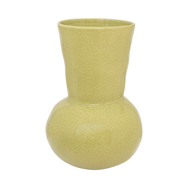 Lime Green Ceramic Vase DINEO