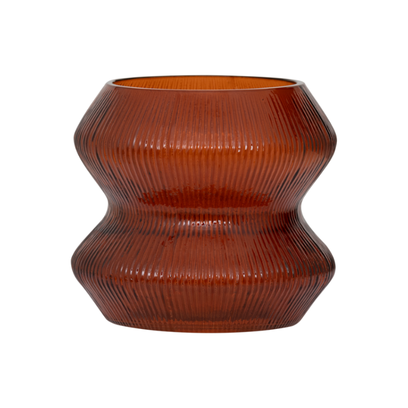 XL SKYE Orange Candle Holder