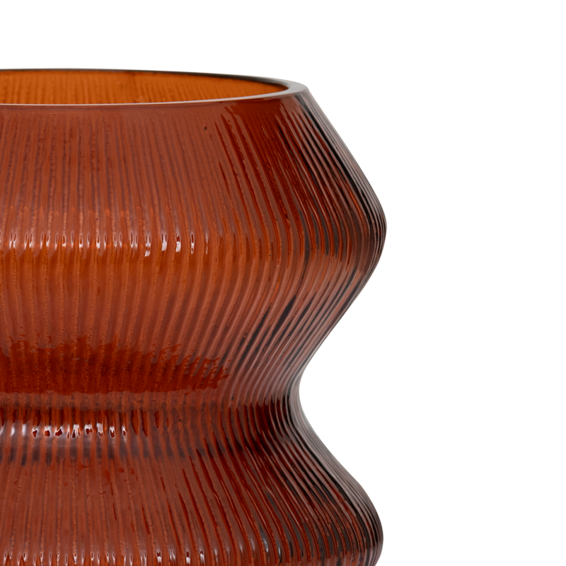 XL SKYE Orange Candle Holder