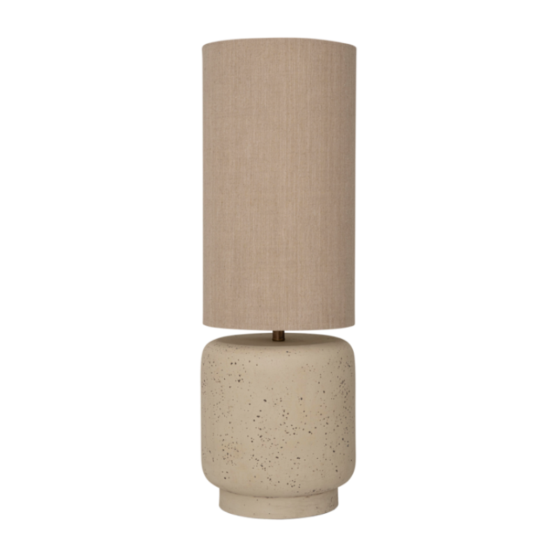 Podlahová keramická lampa TLOE béžová