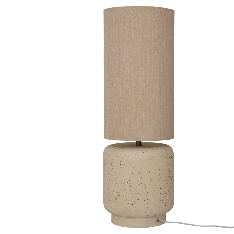 Podlahová keramická lampa TLOE béžová