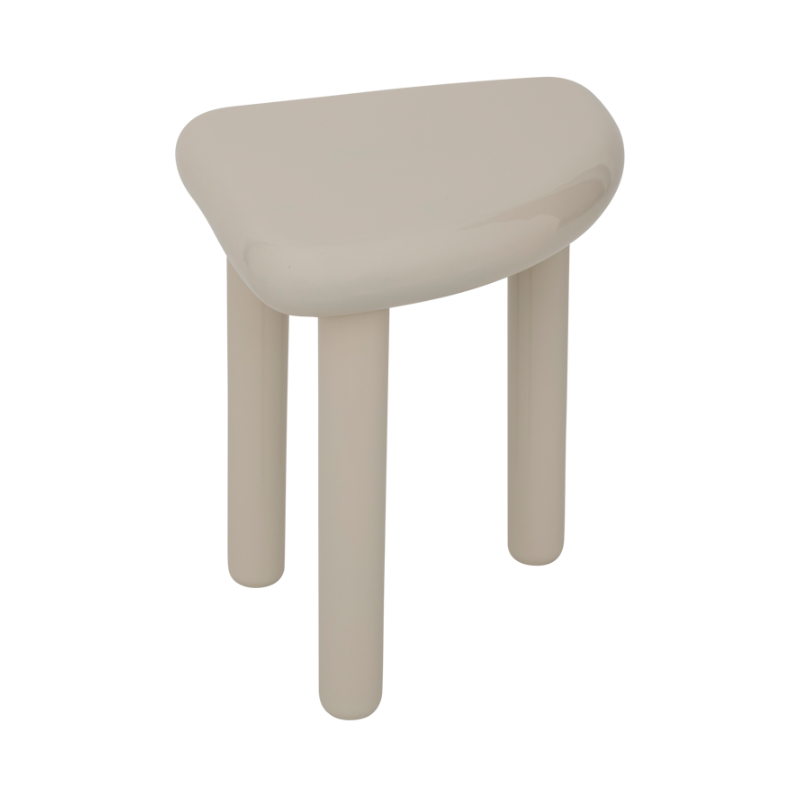 QUARTER Almond Beige Side Table