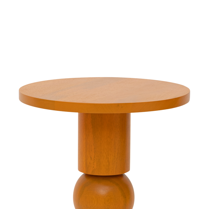 TEKO Side Table in Orange Mango Wood