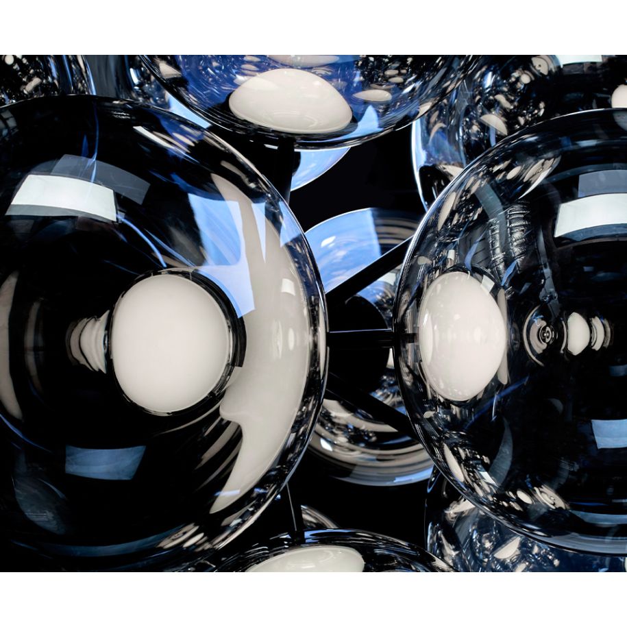 Strieborný luster GLOBE