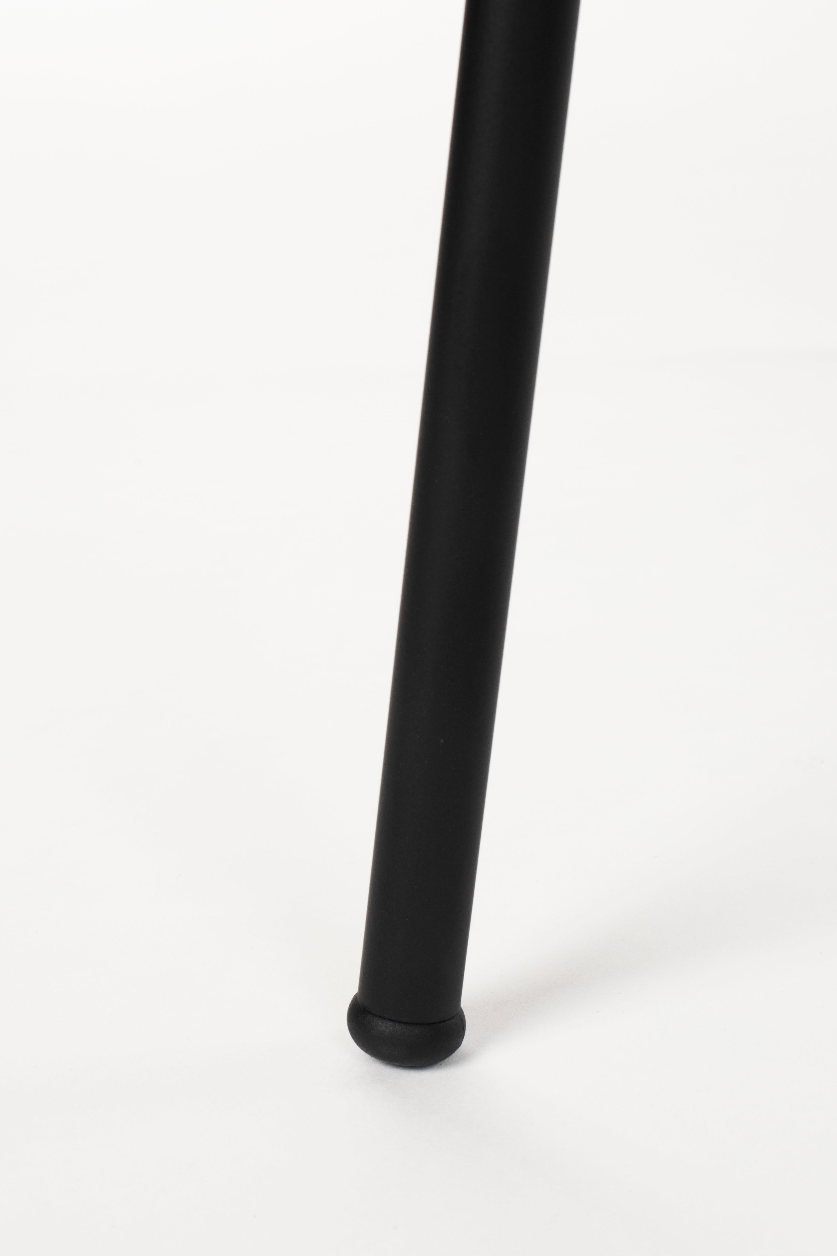 Stolička ROOS tmavobežová s čiernym podstavcom