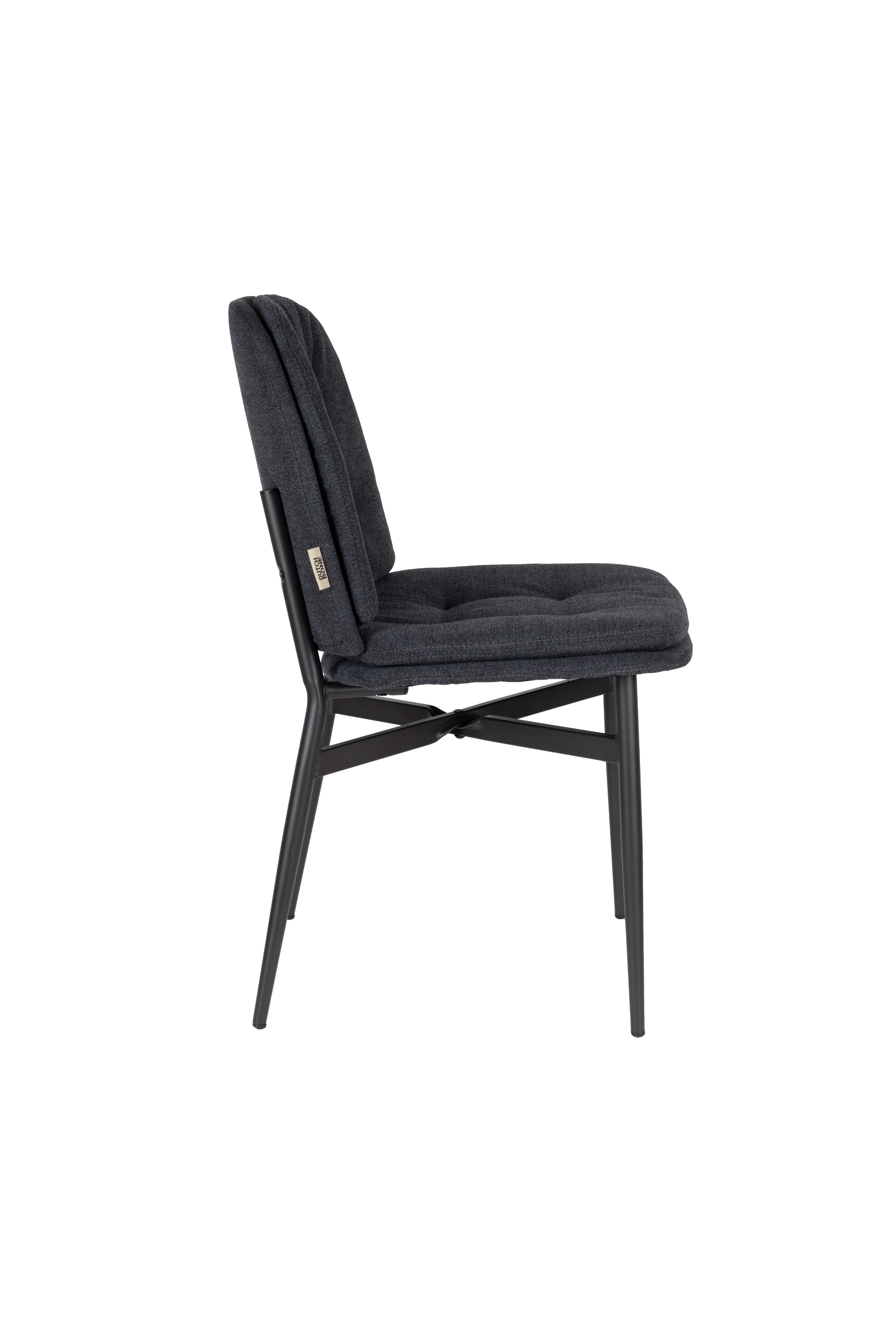 JADE chair dark blue with black base