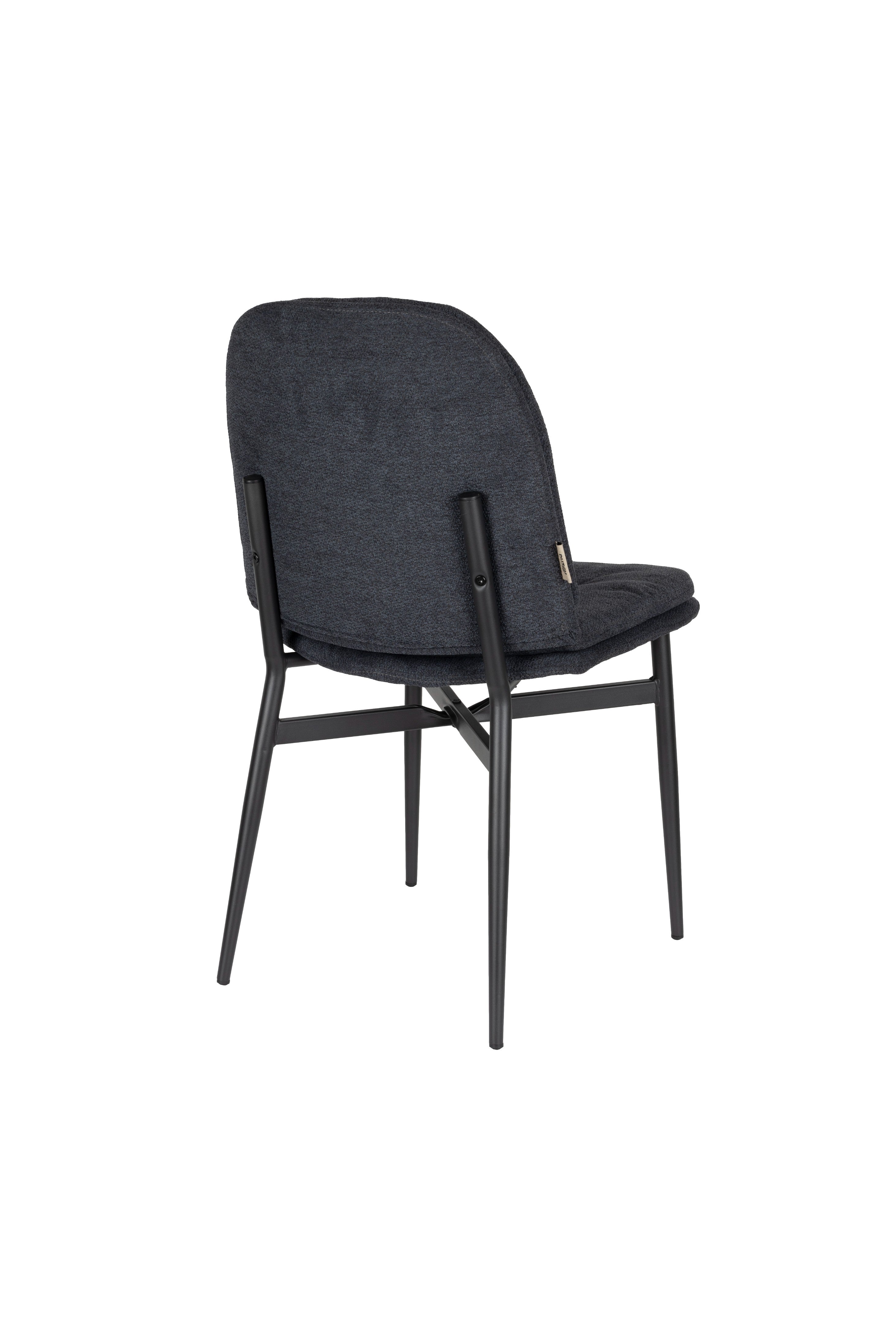 JADE chair dark blue with black base