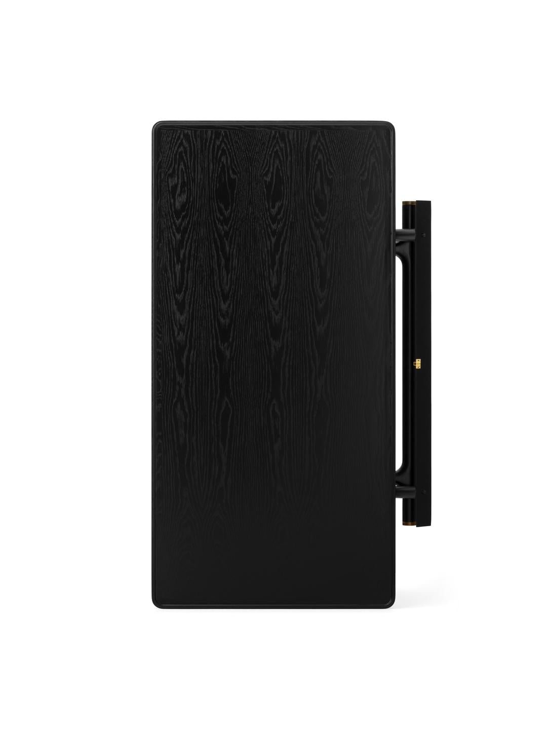 Kávový stolík JÄGER čierne dubové drevo