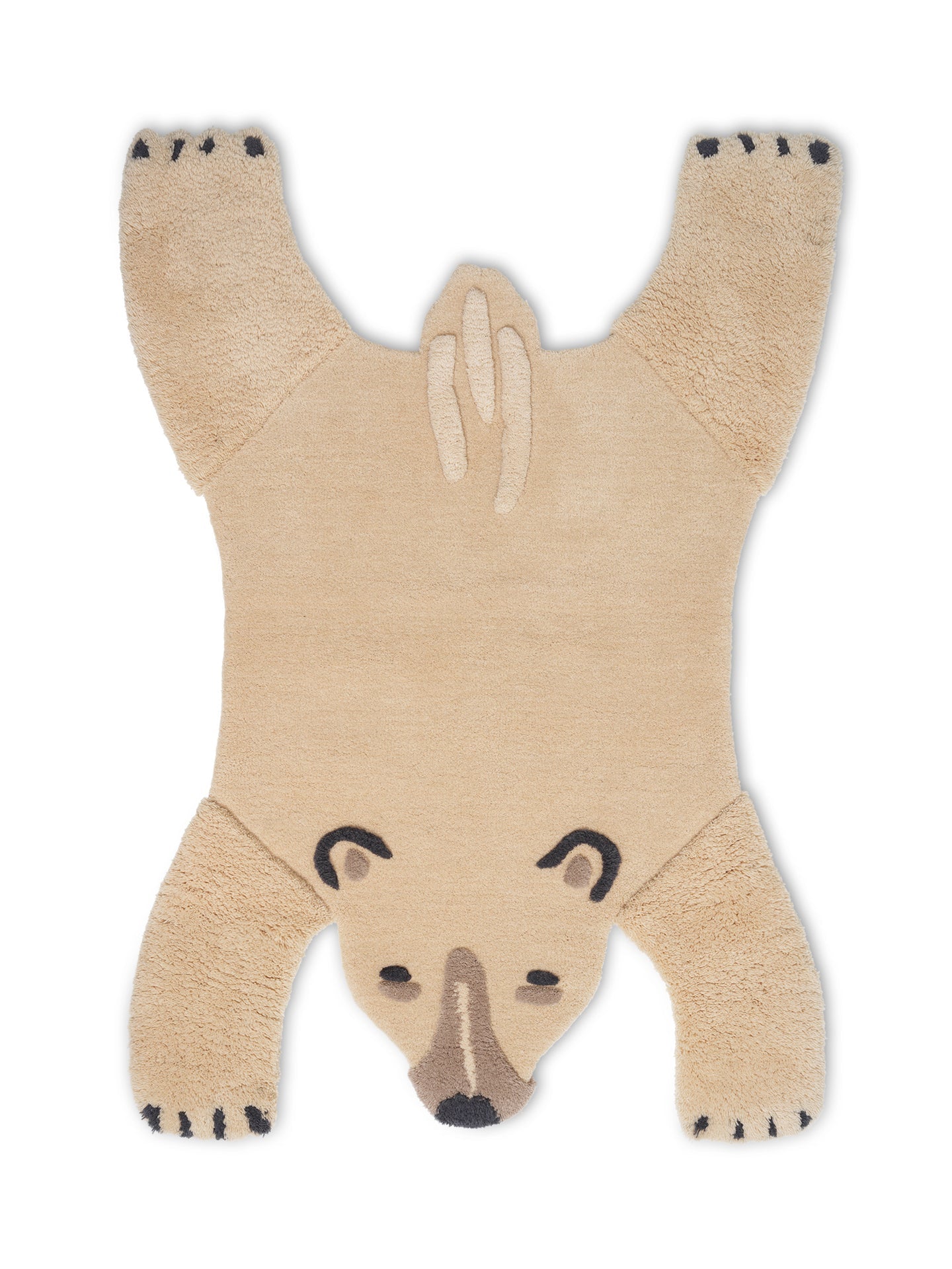 Decorative rug POLAR BEAR beige