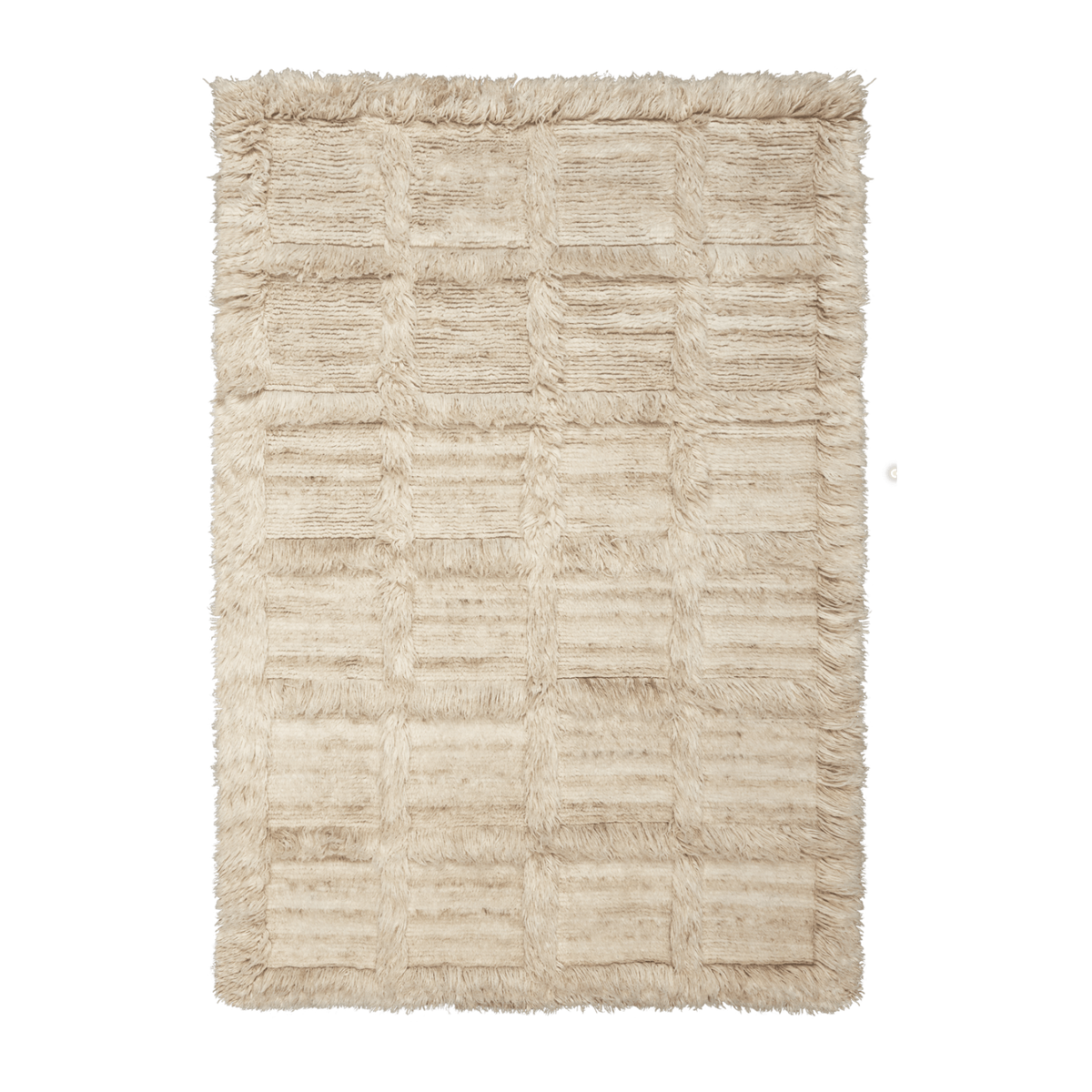 Dywan NORTE GRID naturalny – ferm LIVING