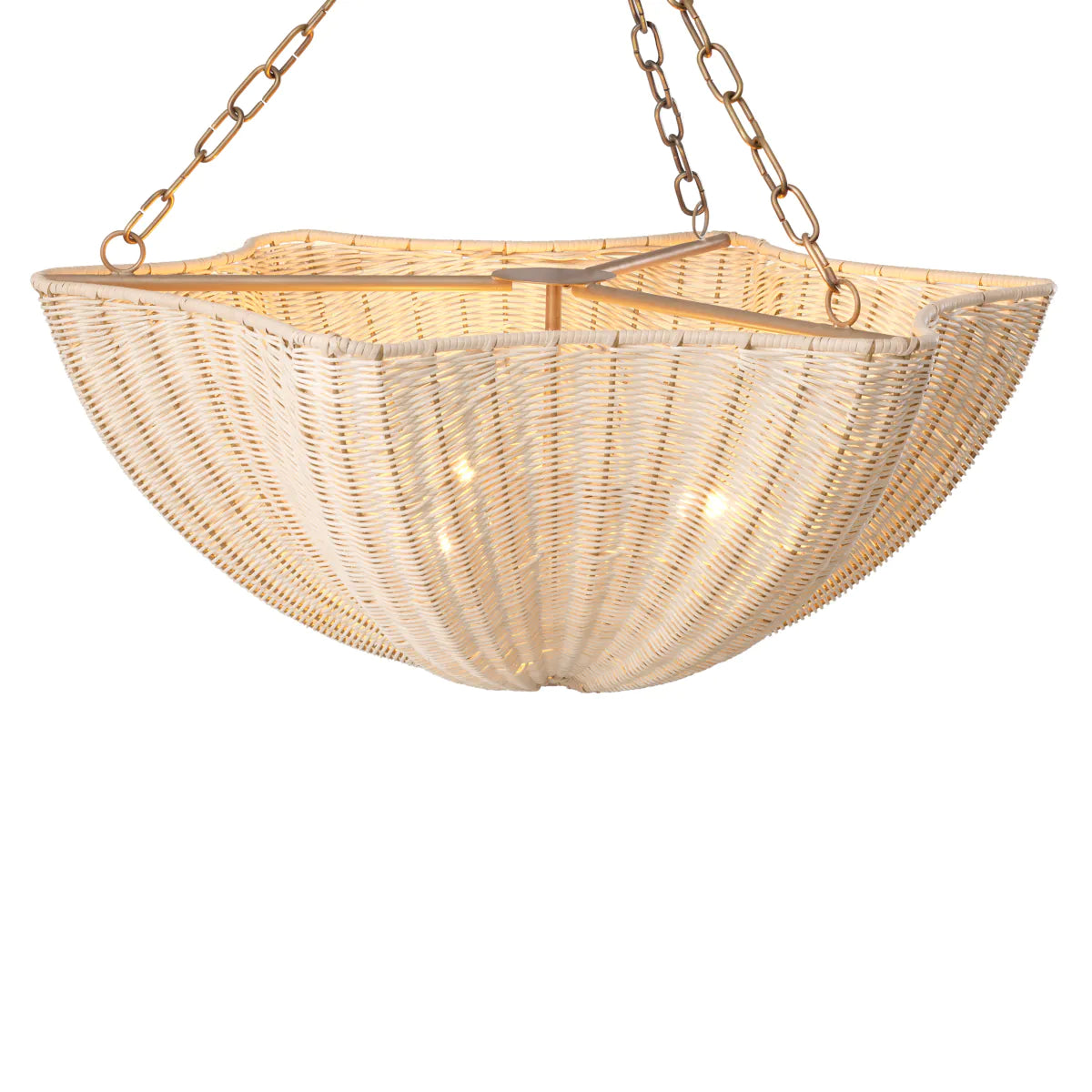 Hanging lamp Los Palmos Natural Cut
