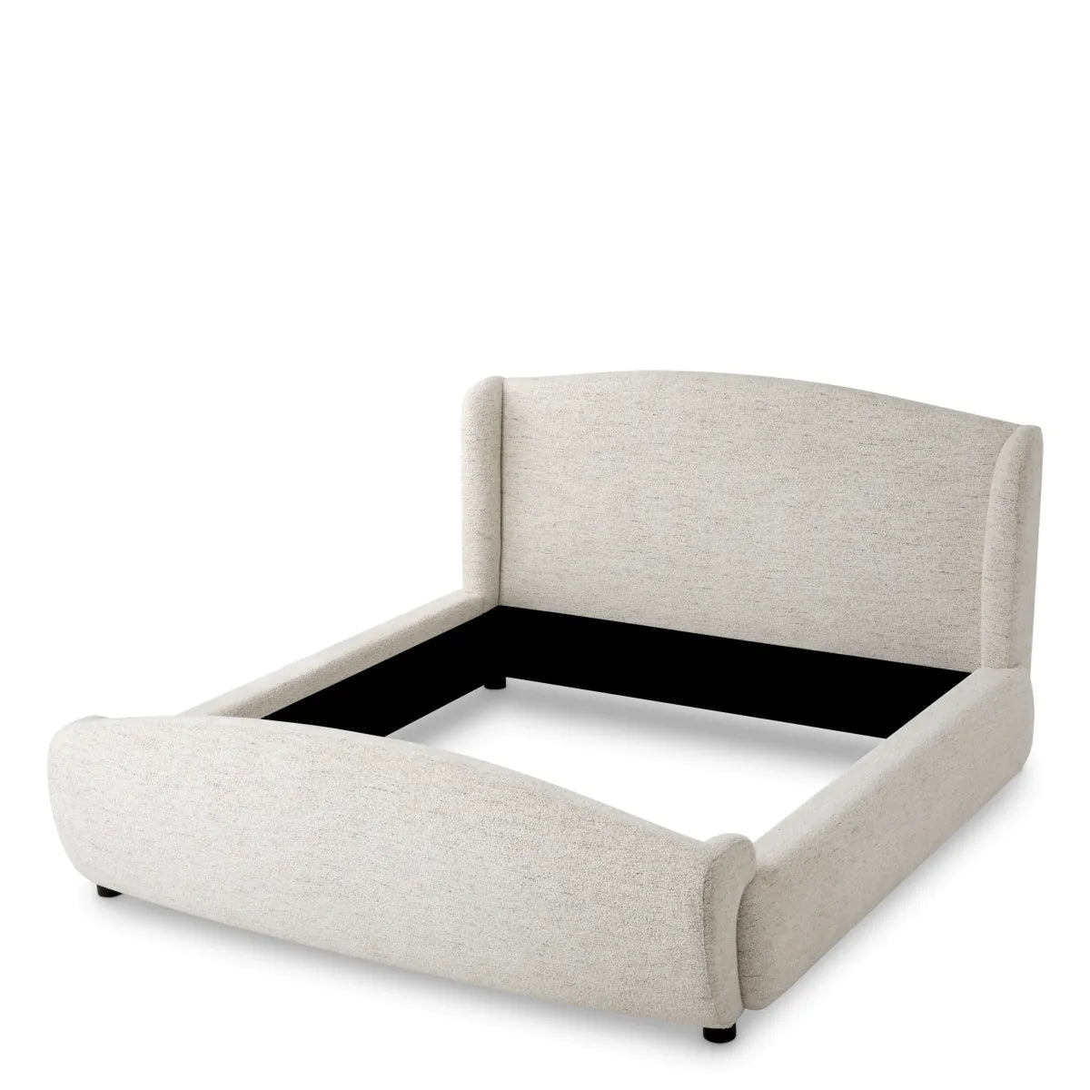 Čalúnená posteľ MELLORY biely melír