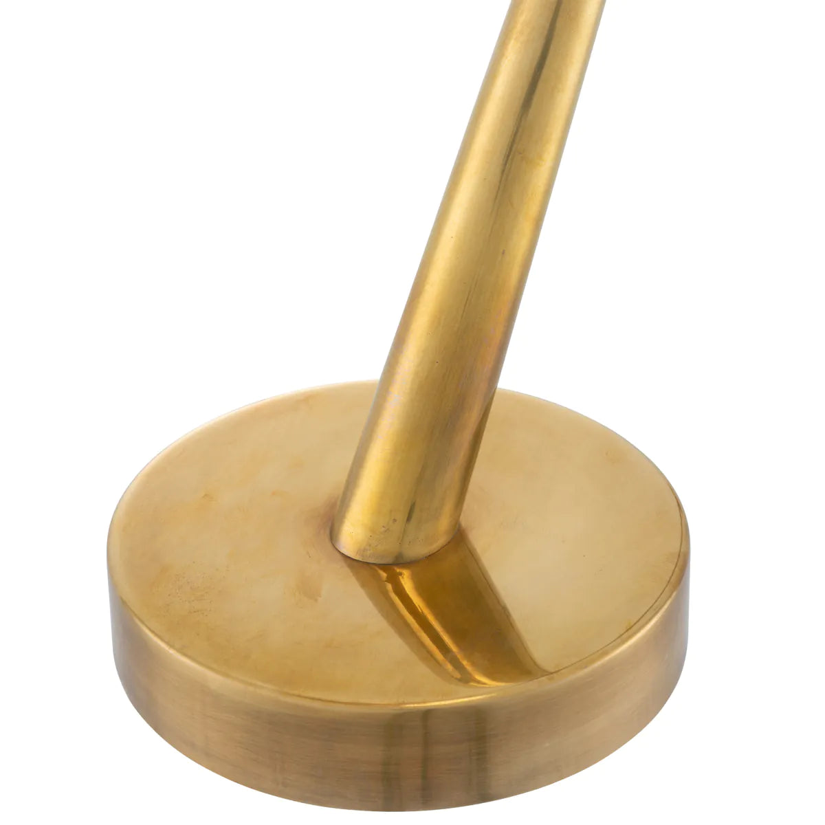 Stolná lampa KON TIKI ratan s antickým zlatom