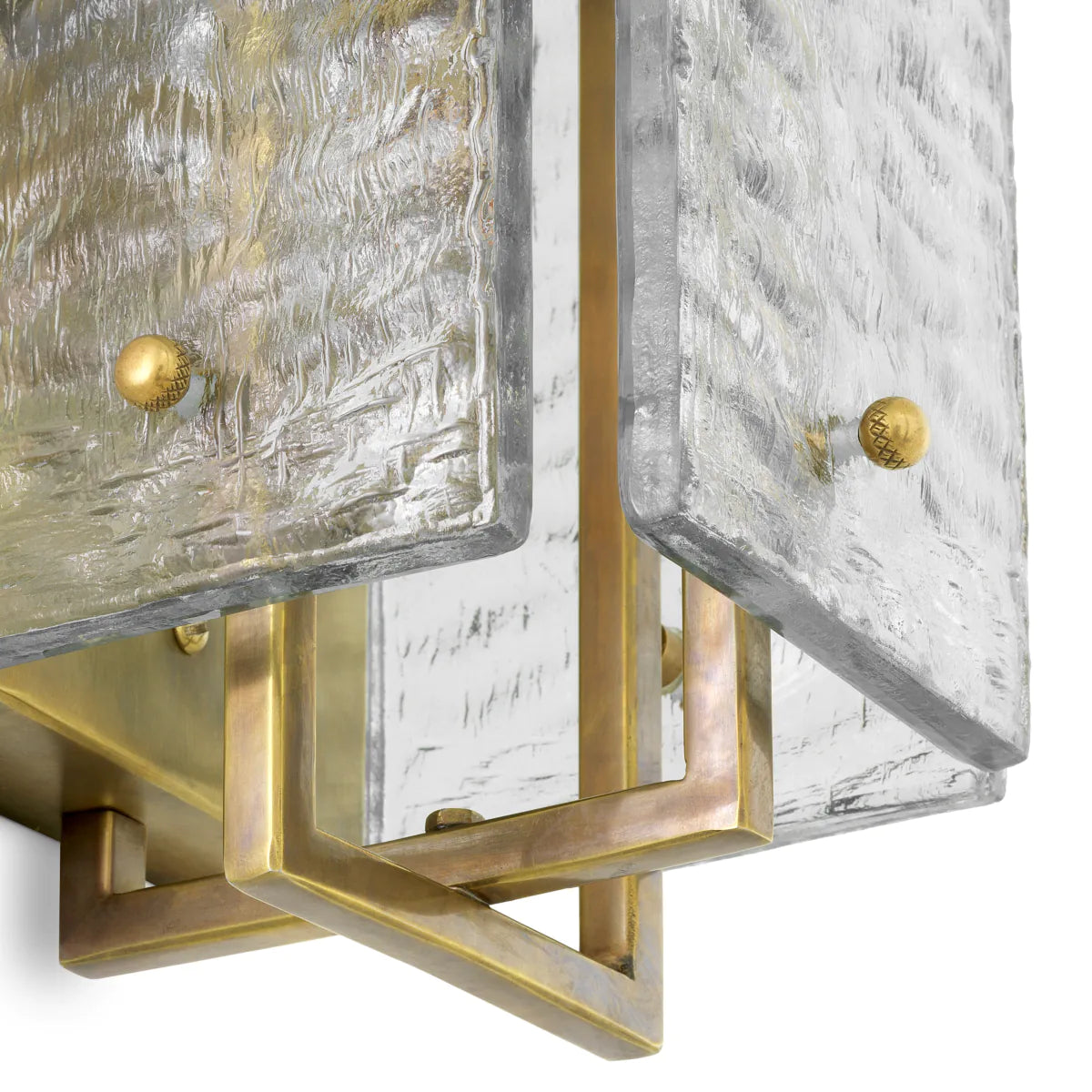 SOLARA Wall Lamp Antique Brass