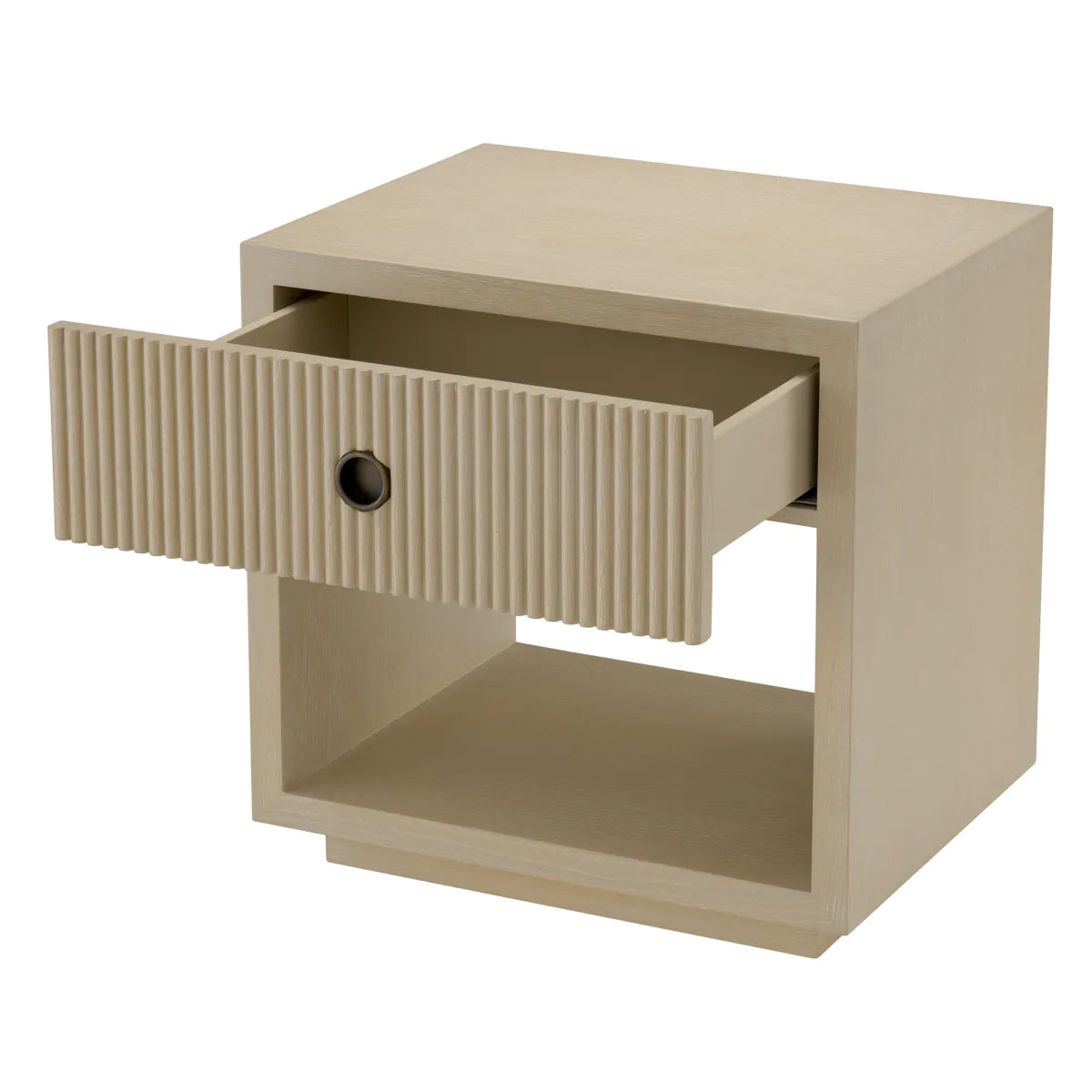 Nočná skrinka DIMITRIOS svetlý dubový dyha