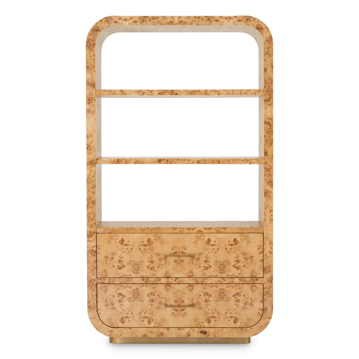 Regál QUINTON jasnehnedý dyha javorová