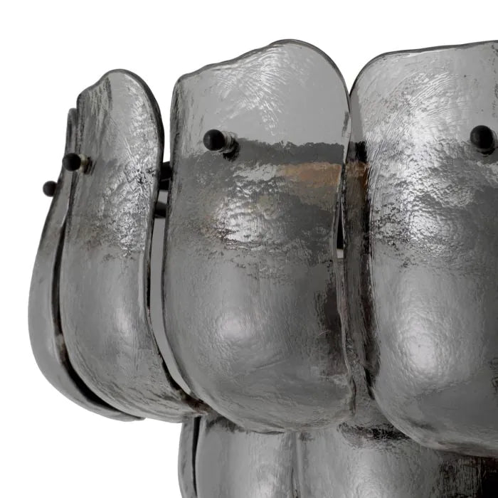 Luster GUSTAVE s dymovým sklom