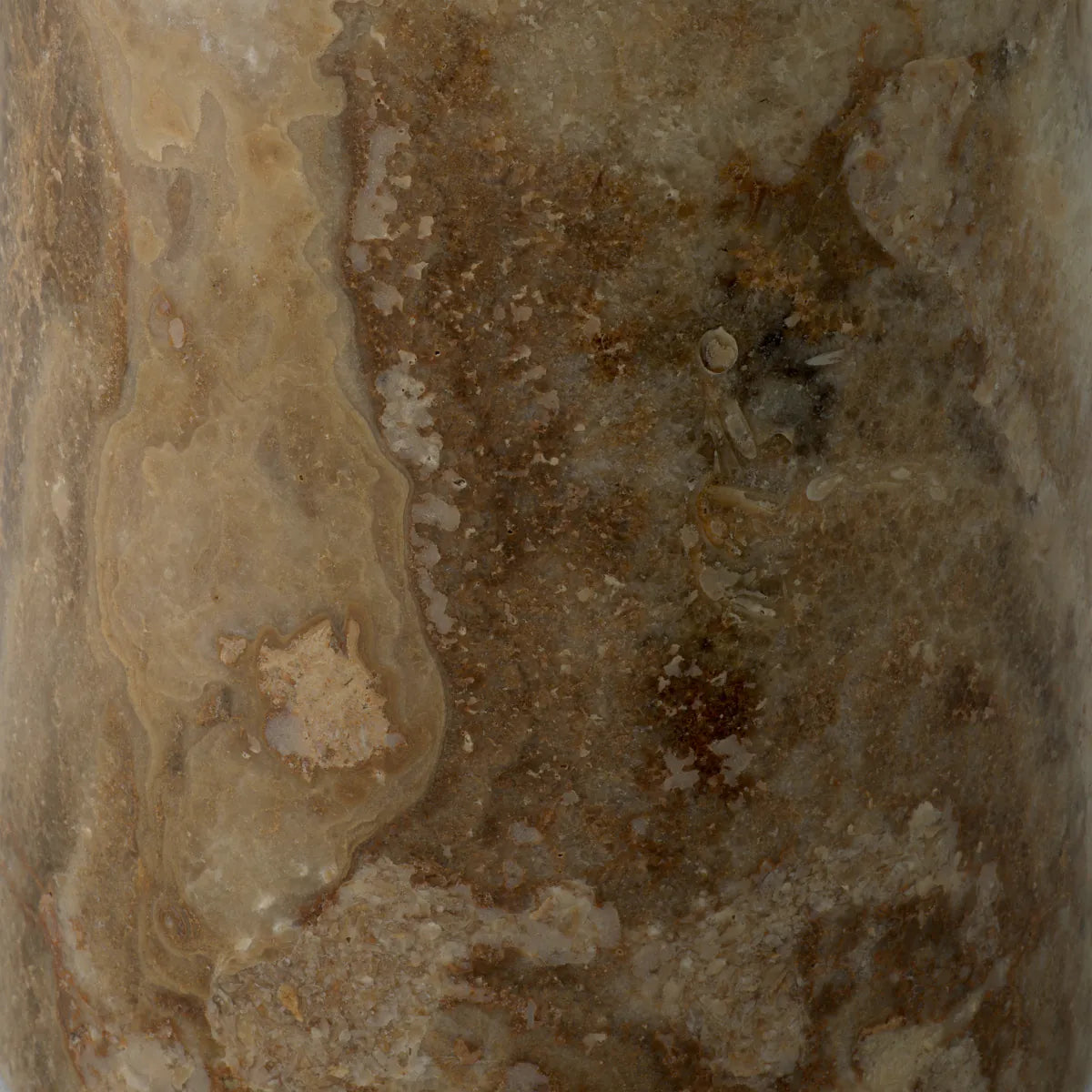 TERRY beige onyx side table