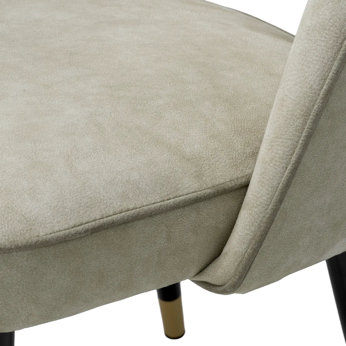 Set of velvet chairs Cliff light gray