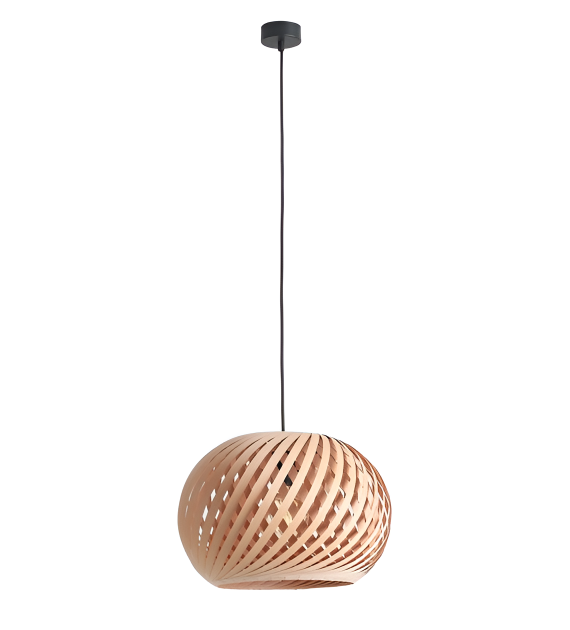 Závesná lampa NATURE CROSS drevo