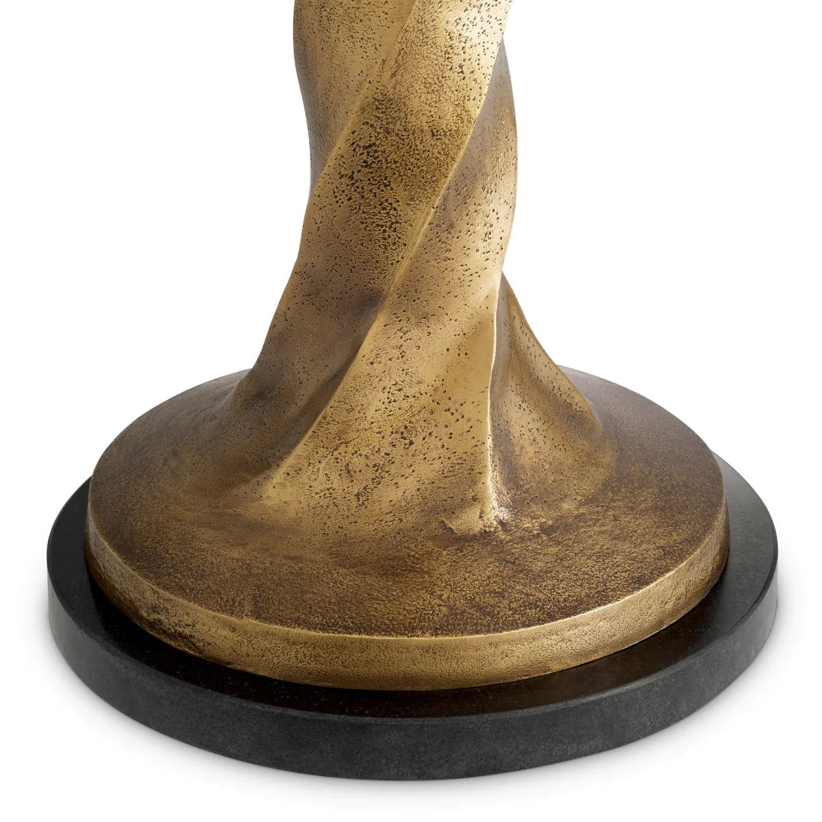 Stolná lampa COSTANZA antická zlatá s granitovým podstavcom