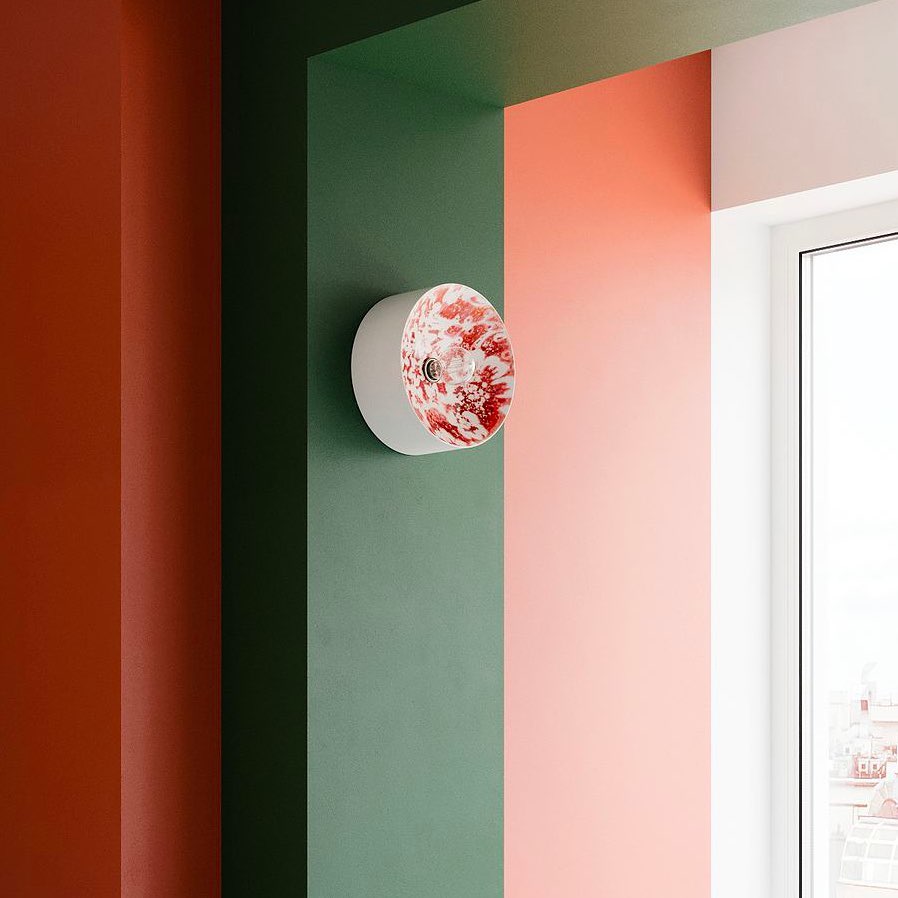 Kinkiet ceramiczny PI biały