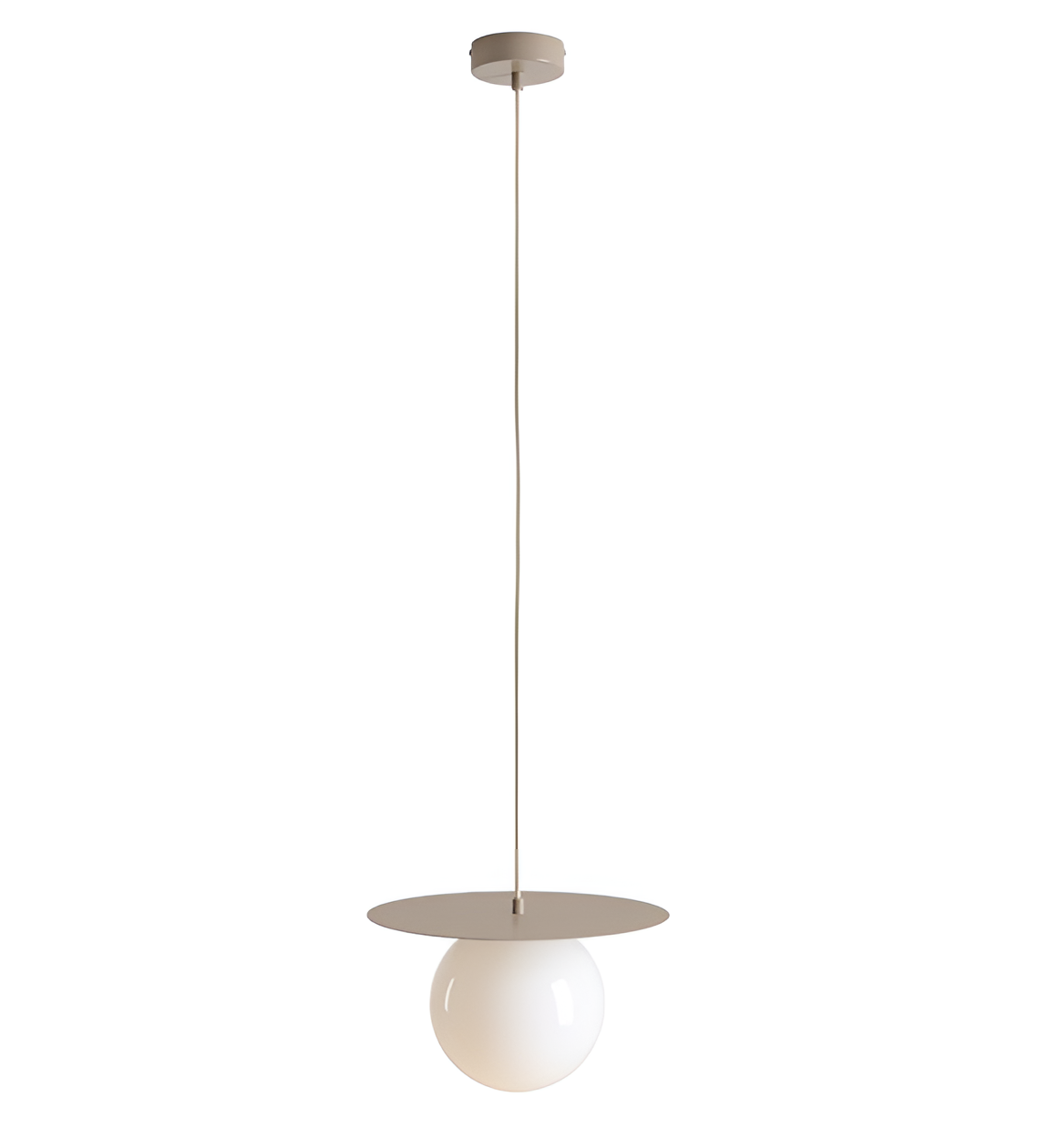 Loop beige hanging lamp