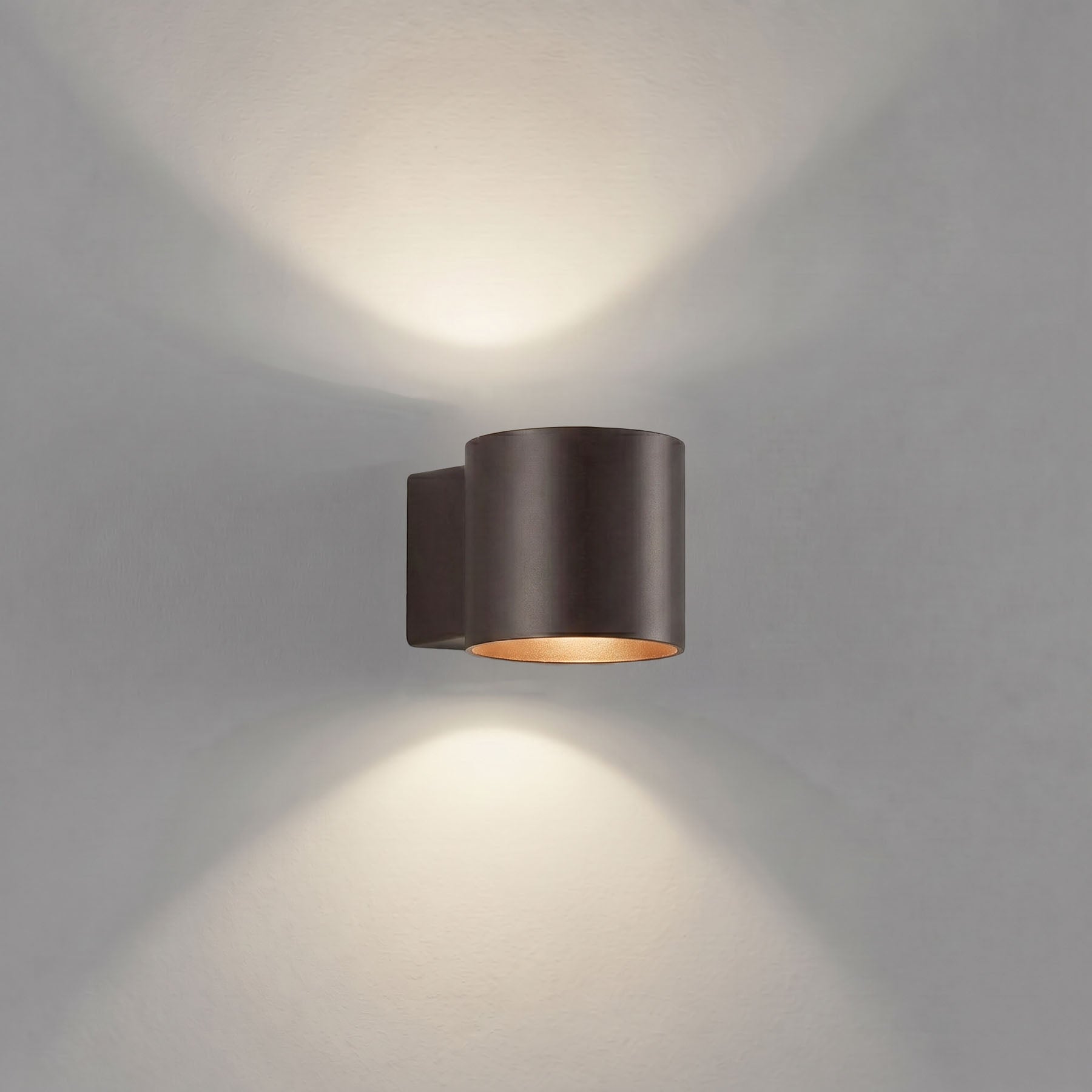 Nástenná lampa TUBE hnedá