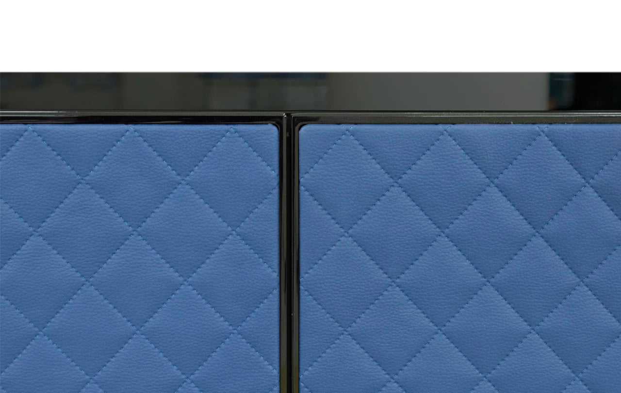 Komoda MELODY granatowa ekoskóra Rosanero    Eye on Design