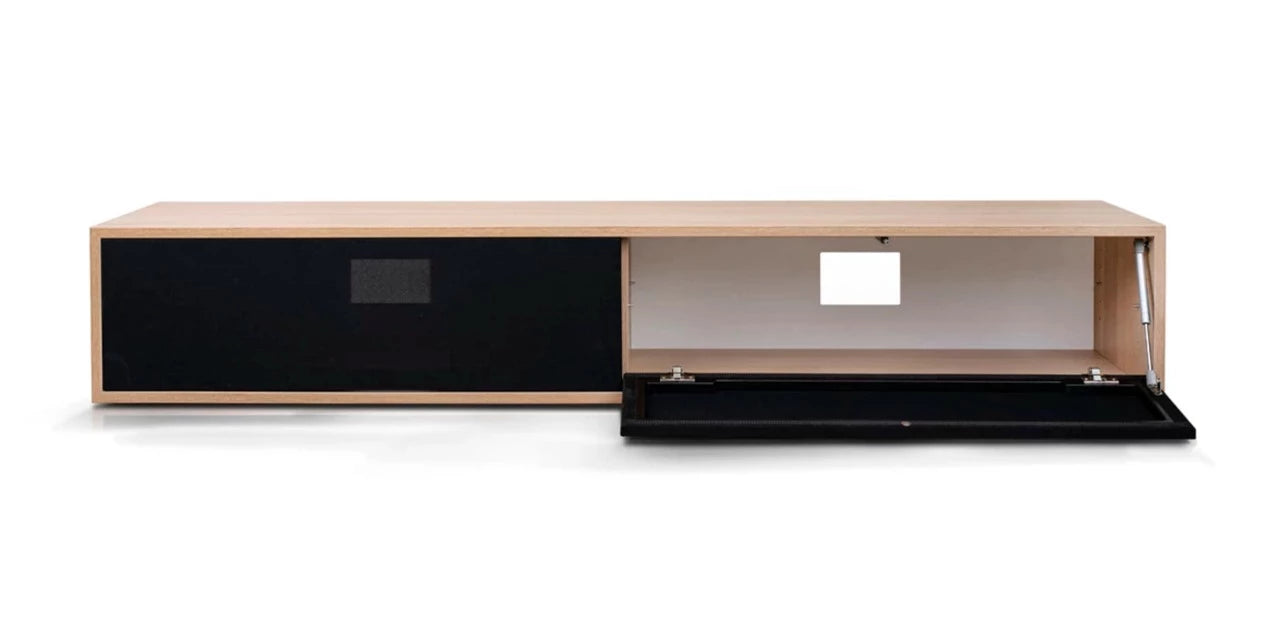 Szafka RTV GŁOŚNIKOWA fornir Rosanero    Eye on Design