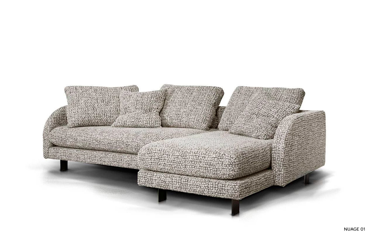 Pravostranný rohový gauč DUMBO čalúnený