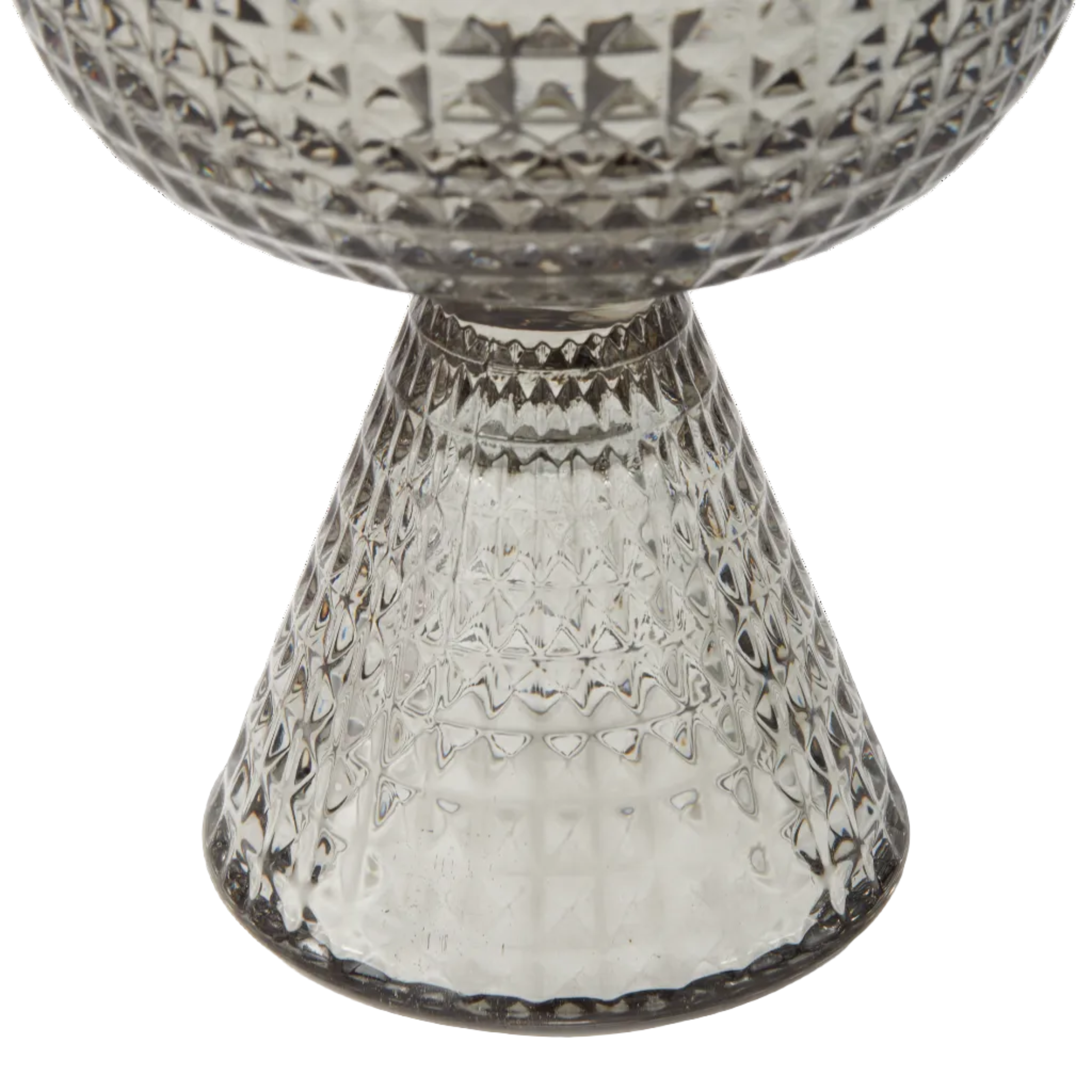 Súprava pohárov na víno ROOFTOP šedé sklo