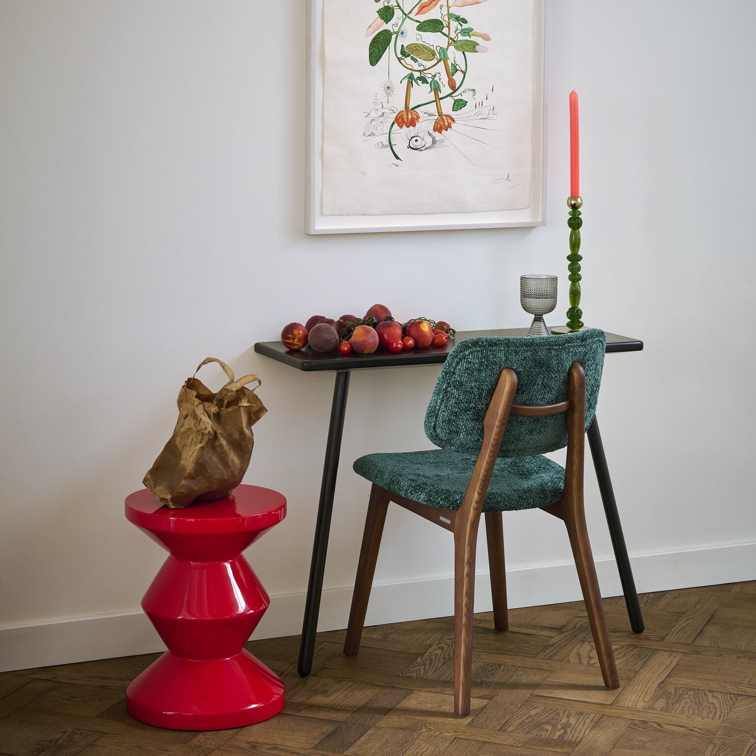 Súprava pohárov na víno ROOFTOP šedé sklo