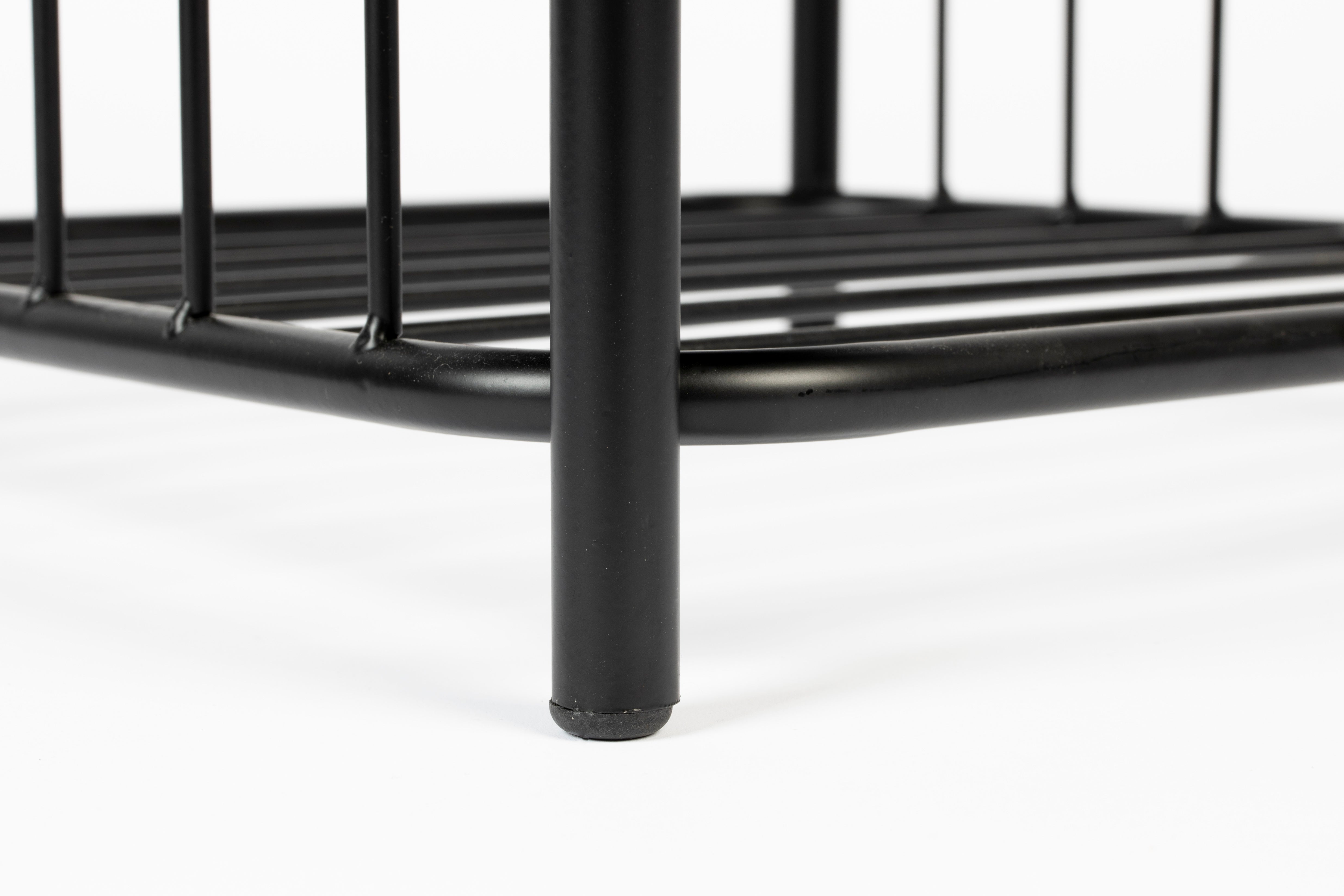 Štvorcový taburet MILOU šedý