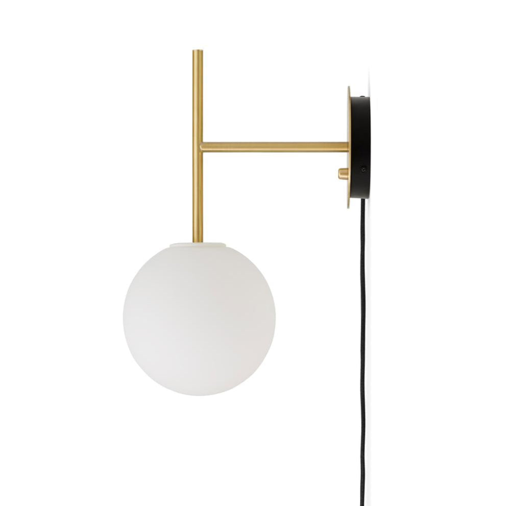 TR BULB wall lamp brass